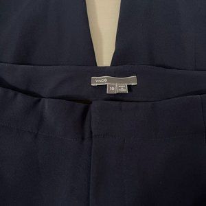 Vince Womens Navy Blue Pants Slacks Trousers Size 10 $225